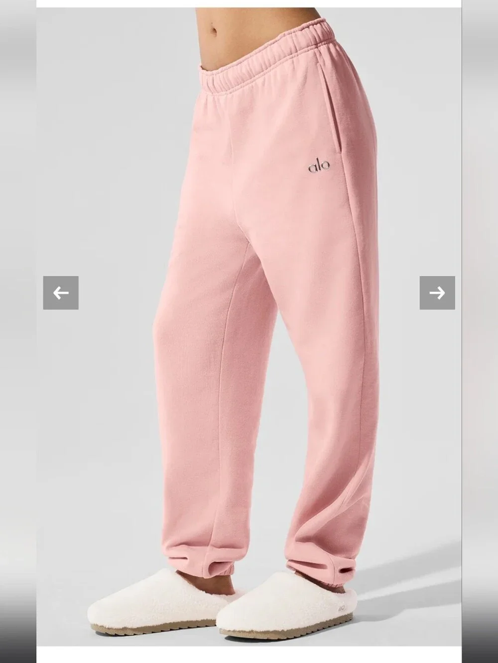 Alo Yoga Pink Quartz Jogger Sweatpants